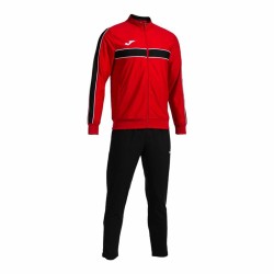 Tuta da Bambini Joma Sport Victory Nero Rosso 2 Pezzi