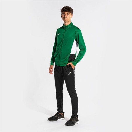 Tuta per Adulti Joma Sport Danubio II Nero Verde Per bambini Uomo 2 Pezzi