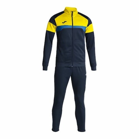 Tuta per Adulti Joma Sport Danubio III Giallo Blu Marino Uomo 2 Pezzi