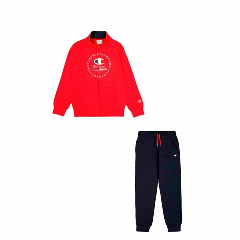 Completo Sportivo per Bambini Champion Azzurro Rosso 2 Pezzi Completo Sportivo per Bambini Champion Azzurro Rosso 2 Pezzi