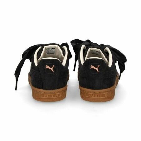 Scarpe Sportive da Donna Puma  Basket Heart Corduroy Nero