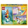 Set di Costruzioni Lego Creator Magic Unicorn 31140 3 in 1 145 Pezzi