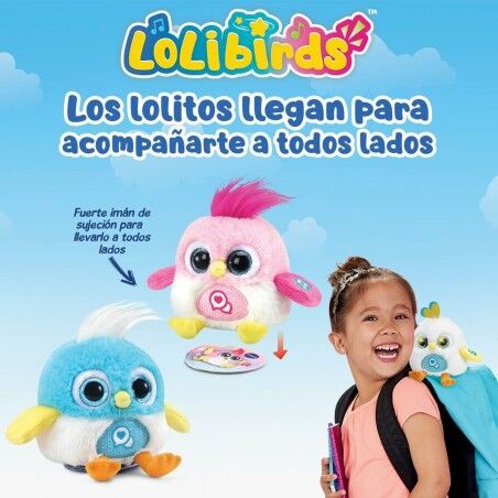 Peluche con Suono Vtech Lolibirds Lolito Azzurro