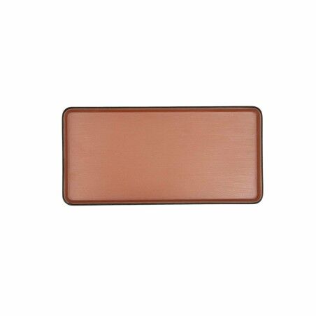 Vassoio per aperitivi Bidasoa Gio Marrone Plastica 24 x 11,5 cm (12 Unità)