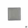 Piatto da pranzo Bidasoa Gio Nero Plastica 18 x 18 cm (12 Unità)