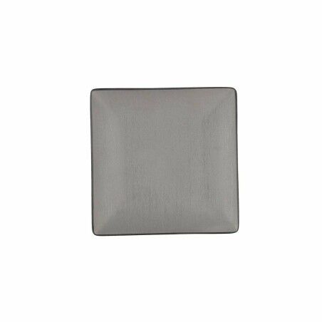 Piatto da pranzo Bidasoa Gio Nero Plastica 18 x 18 cm (12 Unità)
