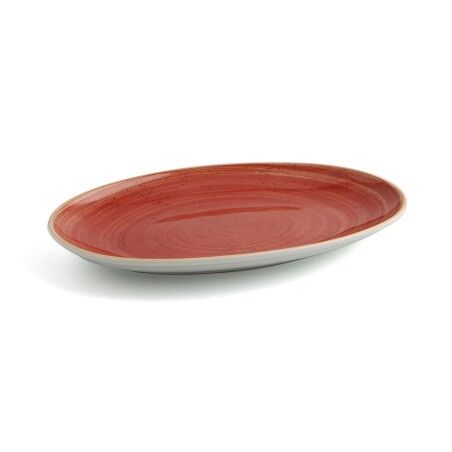 Vassoio per aperitivi Ariane Terra Rosso Ceramica Ø 26 cm (12 Unità)