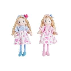 Bambola di Stoffa DKD Home Decor (20 x 8 x 30 cm) (2 Unità)