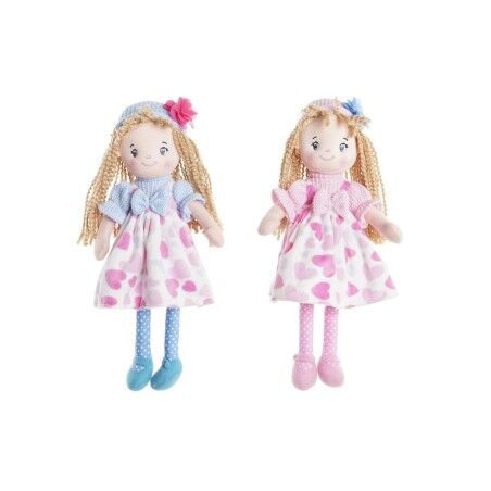 Bambola di Stoffa DKD Home Decor (20 x 8 x 30 cm) (2 Unità)