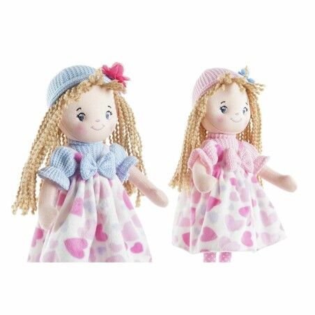Bambola di Stoffa DKD Home Decor (20 x 8 x 30 cm) (2 Unità)
