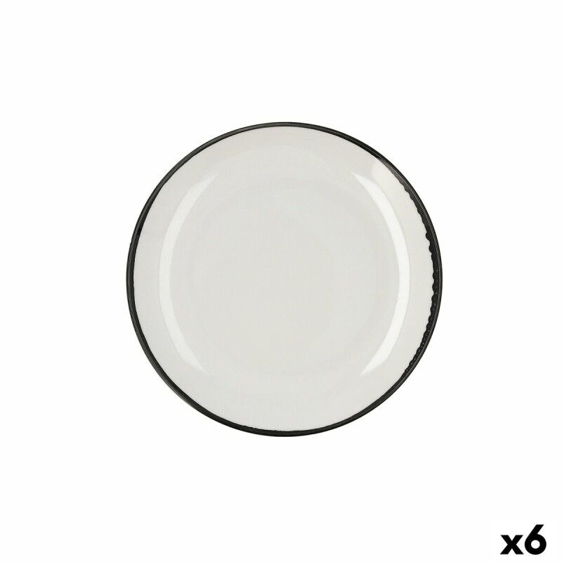 Piatto da pranzo Ariane Vital Filo Bianco Ceramica Ø 27 cm (6 Unità) Piatto da pranzo Ariane Vital Filo Bianco Ceramica Ø 27 cm (6 Unità)