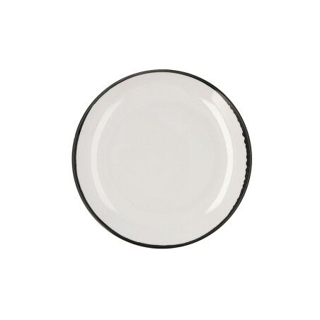 Piatto da pranzo Ariane Vital Filo Bianco Ceramica Ø 27 cm (6 Unità)