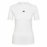 Maglia a Maniche Corte Donna Adidas Techfit Training Bianco