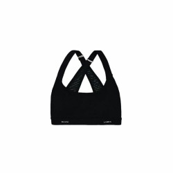 Top Sportivo Donna Black Limba Skyline Mesh Nero