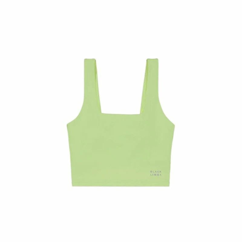 Top Sportivo Donna Black Limba Bhakti Lime Top Sportivo Donna Black Limba Bhakti Lime