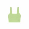 Top Sportivo Donna Black Limba Bhakti  Lime
