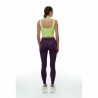 Top Sportivo Donna Black Limba Bhakti  Lime