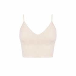 Top Sportivo Donna Black Limba Furina  Crema