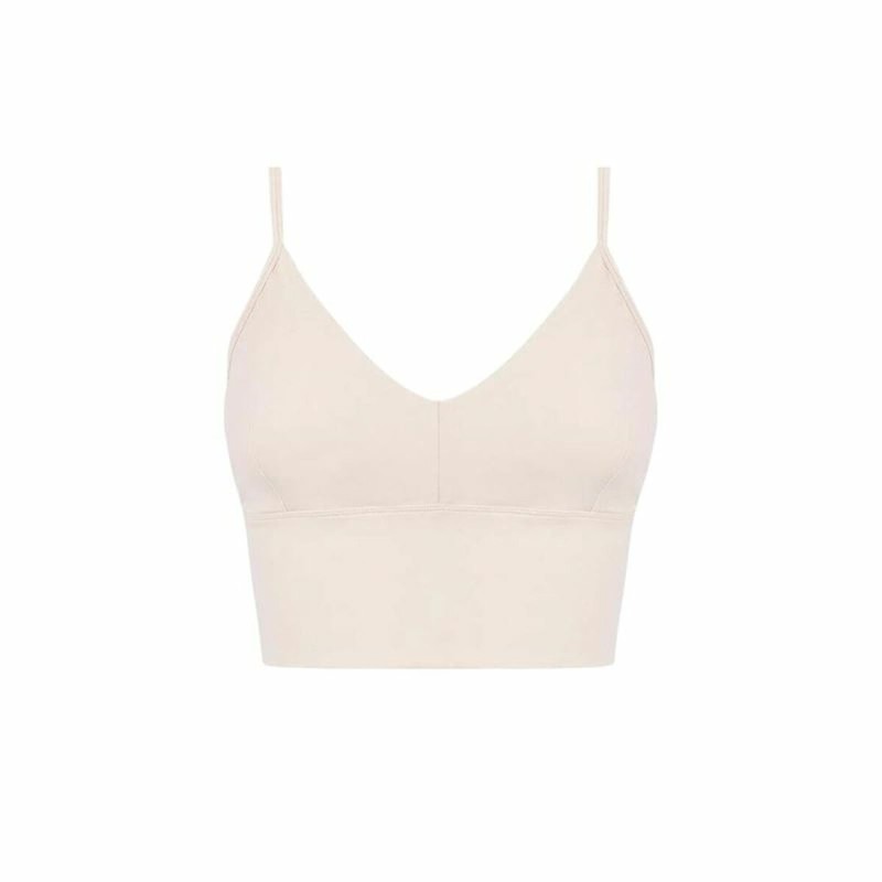 Top Sportivo Donna Black Limba Furina Crema Top Sportivo Donna Black Limba Furina Crema