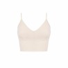 Top Sportivo Donna Black Limba Furina  Crema