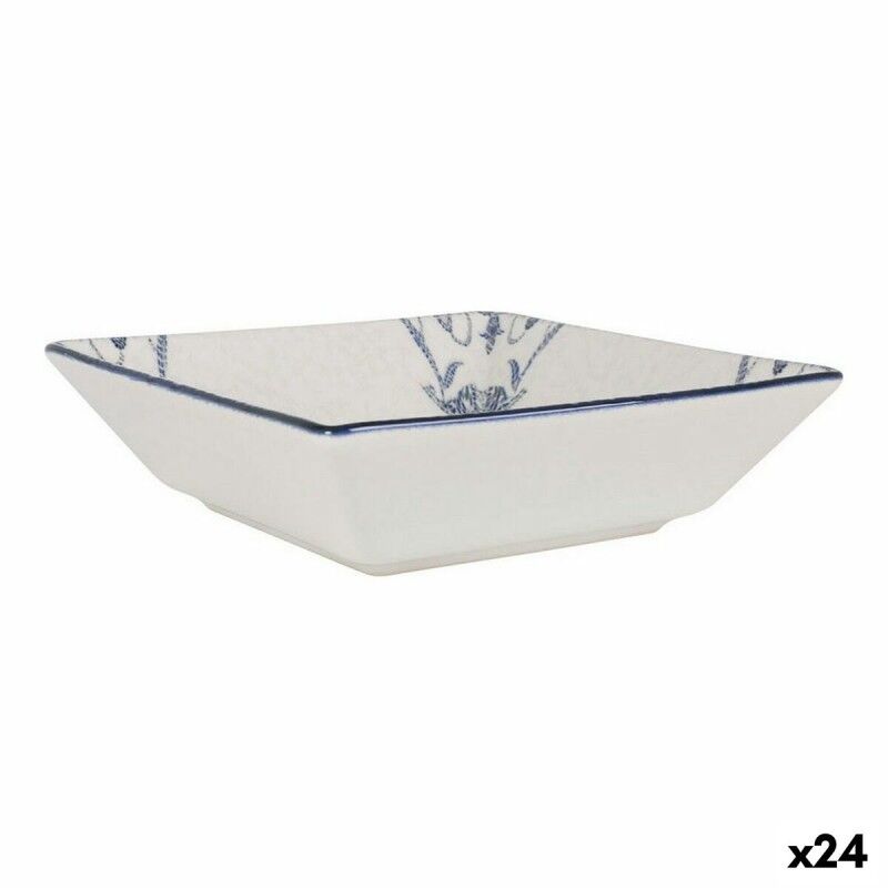 Ciotola per Aperitivi La Mediterránea Rosetta Porcellana 18 x 18 x 5 cm (24 Unità)