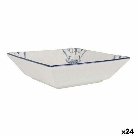 Ciotola per Aperitivi La Mediterránea Rosetta Porcellana 18 x 18 x 5 cm (24 Unità)