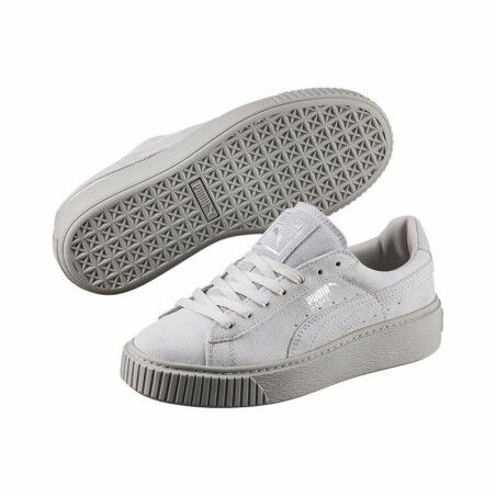 Scarpe Sportive da Donna Puma Basket Platform Reset Bianco