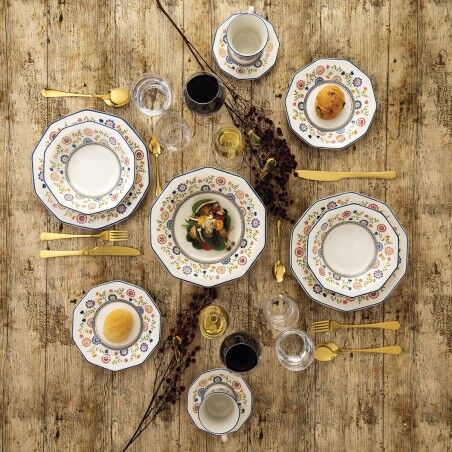 Piatto Fondo Churchill Bengal Ceramica servizio di piatti (Ø 20,5 cm) (6 Unità)
