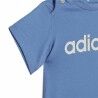 Completo Sportivo per Neonati Adidas 3 Stripes Azzurro