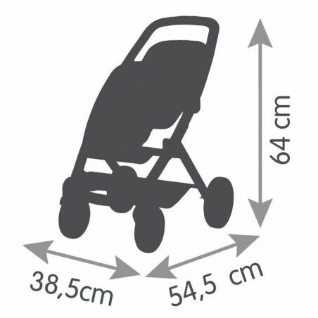 Carrozzina per Bambole Smoby Maxi-Cosi Twin 64 cm