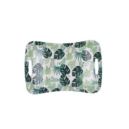 Vassoio per la colazione Quid Habitat Multicolore Plastica 33,5 x 23 x 3,5 cm Con manici Fogli (12 Unità)