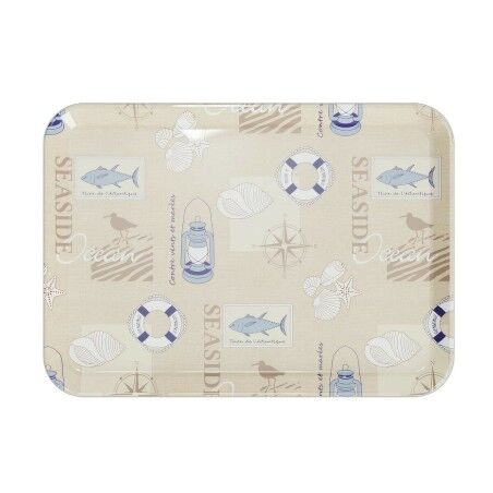 Vassoio Versa Seaside Polietilene RPET 27 x 2,2 x 38 cm