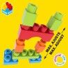 Set di Costruzioni Color Block Basic 80 Pezzi (4 Unità)