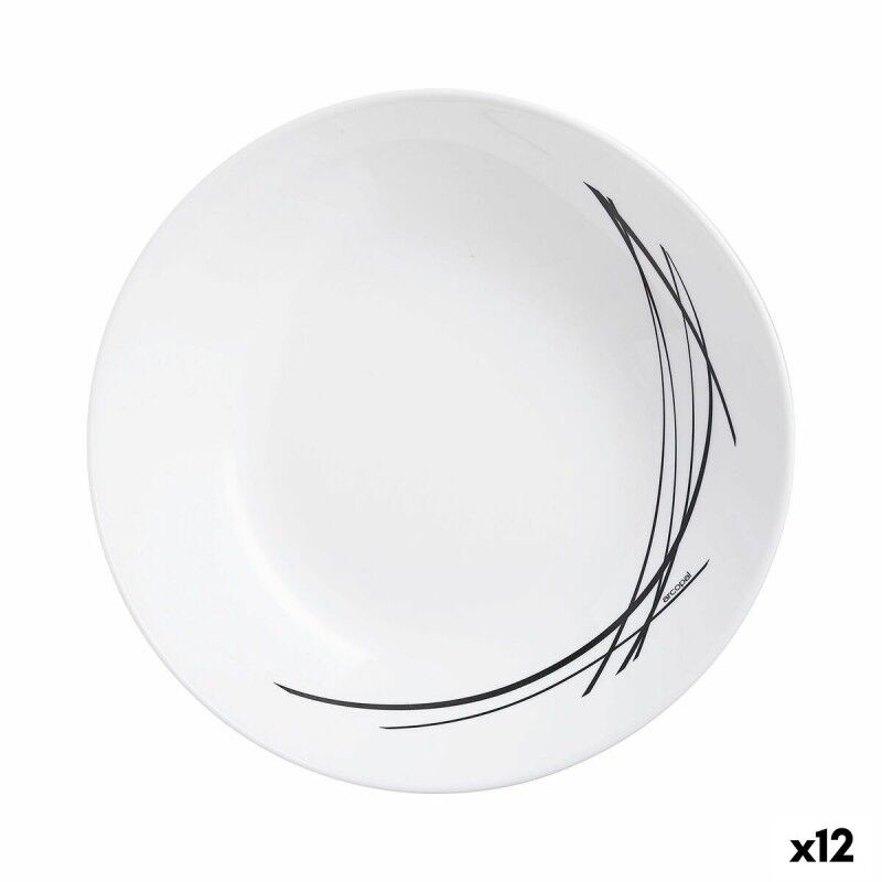 Piatto Fondo Arcopal Domitille Bicolore Vetro (20 cm) (12 Unità) Piatto Fondo Arcopal Domitille Bicolore Vetro (20 cm) (12 Unità)