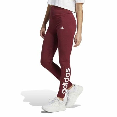 Leggings Sportivo da Donna Adidas Rosso Granato