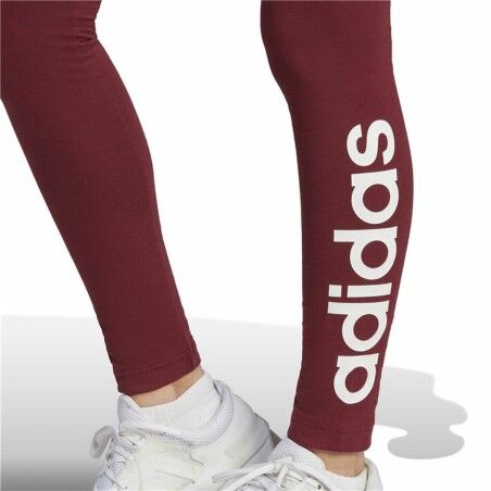 Leggings Sportivo da Donna Adidas Rosso Granato