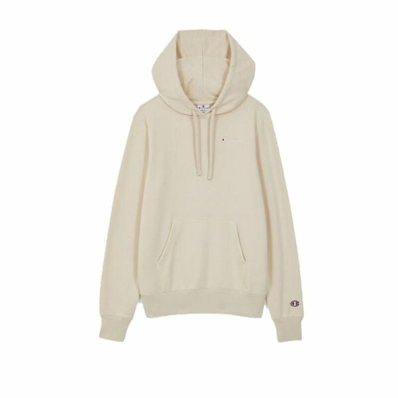 Felpa con Cappuccio Donna Champion Hooded Beige Felpa con Cappuccio Donna Champion Hooded Beige
