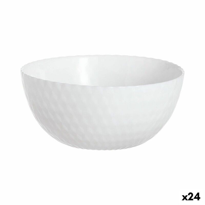 Ciotola Luminarc Pampille Blanco Bianco Vetro 13 cm (24 Unità) Ciotola Luminarc Pampille Blanco Bianco Vetro 13 cm (24 Unità)