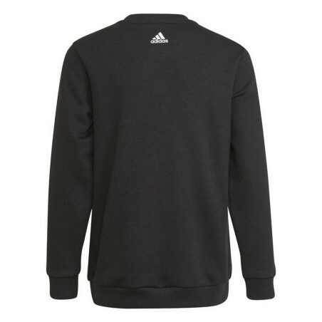 Felpa per Bambini Adidas Essentials Logo K Nero