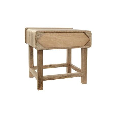 Comodino DKD Home Decor Marrone Naturale Legno di mango 50 x 40 x 50 cm