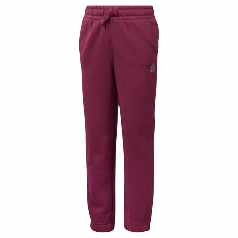 Pantalone di Tuta per Bambini Reebok Essentials Rosso Scuro Pantalone di Tuta per Bambini Reebok Essentials Rosso Scuro