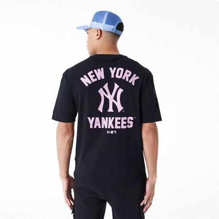 Maglia a Maniche Corte Uomo New Era  WORDMARK OS TEE NEYYAN 60435524  Nero (L)