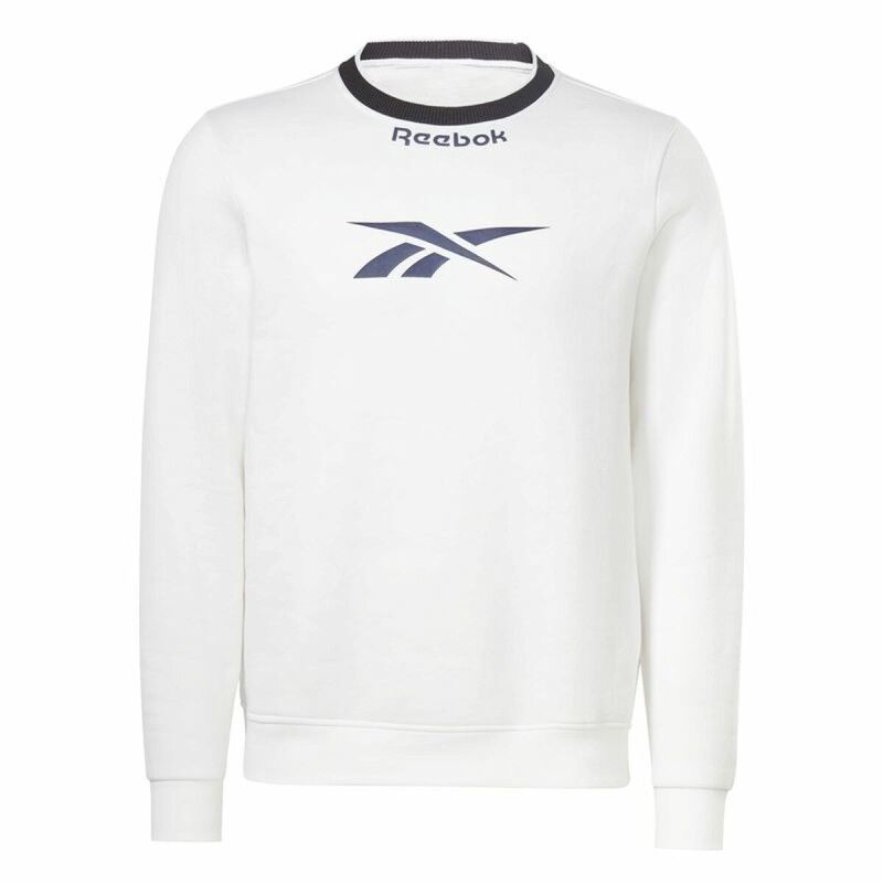 Felpa per Bambini Reebok Identity Arch Logo Bianco Felpa per Bambini Reebok Identity Arch Logo Bianco