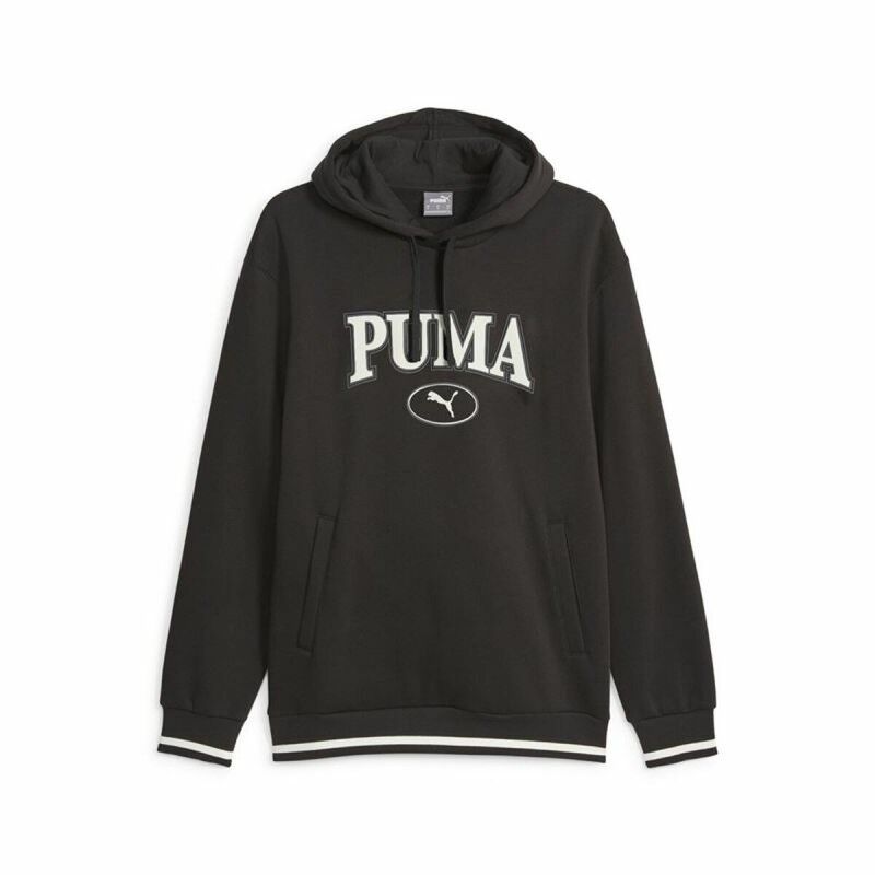 Felpa con Cappuccio Uomo Puma Squad Fl Nero Felpa con Cappuccio Uomo Puma Squad Fl Nero