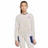 Felpa senza Cappuccio da Bambina Nike Heritage Beige