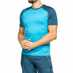 Maglia Sportiva a Maniche Corte La Sportiva Sunfire Blu cielo