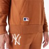 Felpa con Cappuccio Donna New Era League Essential New York Marrone