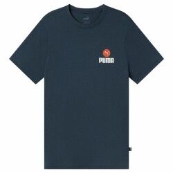 Maglia a Maniche Corte Uomo Puma Bppo-000745 Blu scuro