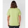 Maglia a Maniche Corte Uomo Rip Curl Paradise Land Verde Chiaro