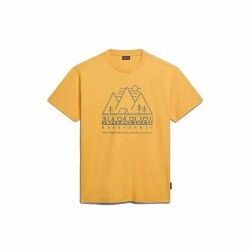 Maglia a Maniche Corte Uomo Napapijri S-Faber Dorato